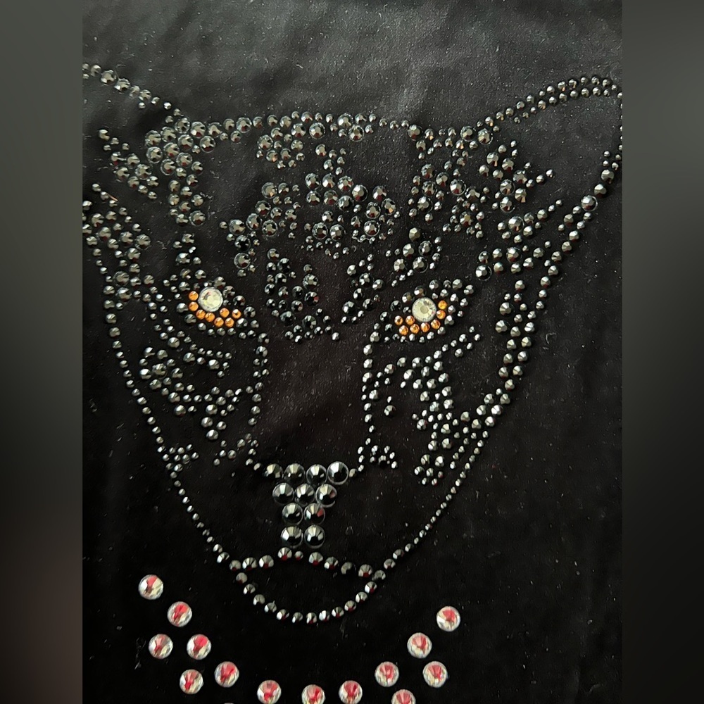 Sonya Rykiel Vintage Tiger Velvet Top - Picture 17 of 17